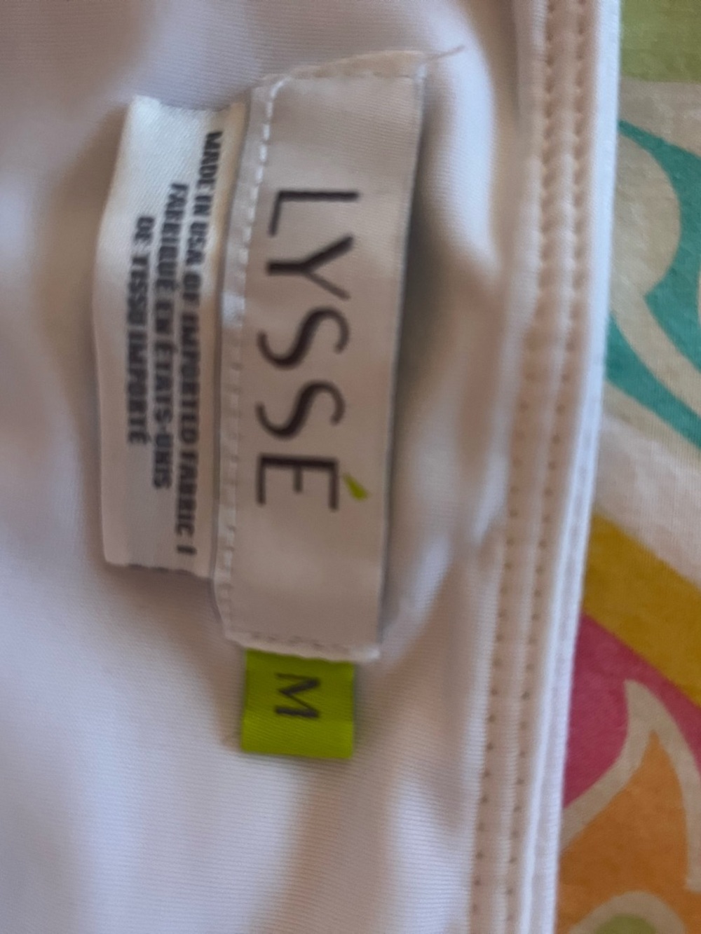 Lysse White Capri Leggings - Picture 2 of 4